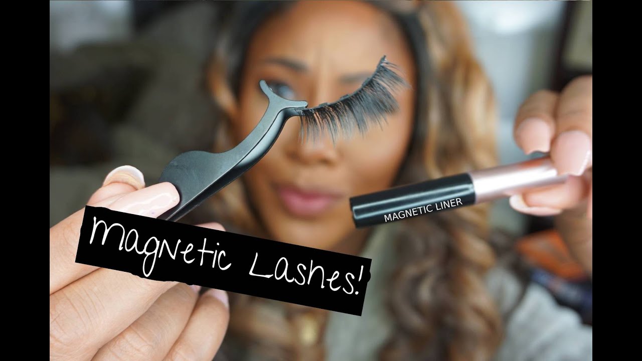 Glam Strip Lashes with Magnetic Eyeliner | NO GLUE | Amazon
