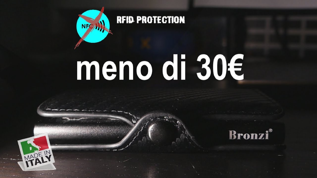 Ecco a voi i portafogli SMART dello STORE BRONZI: qualità MADE IN ITALY a meno di 30€