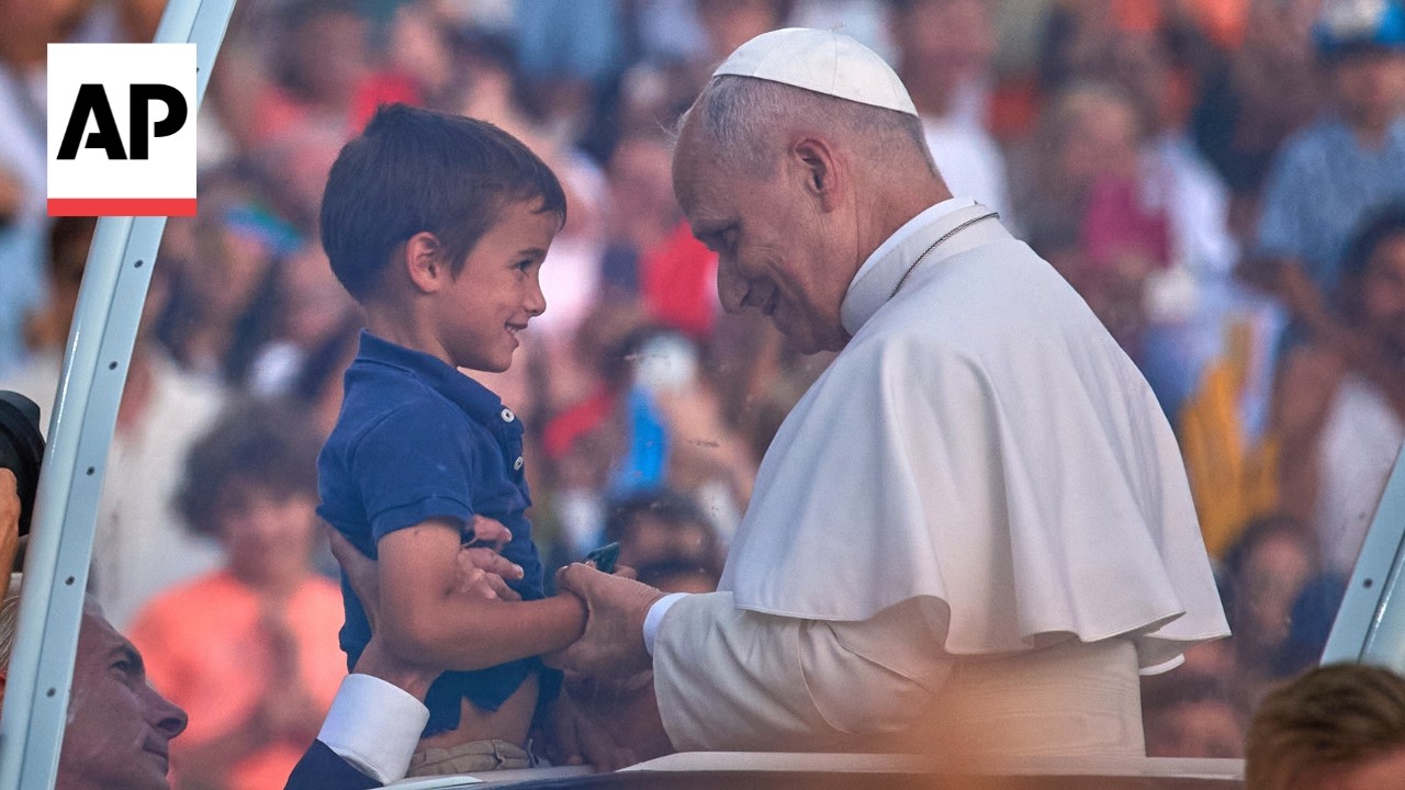Mother says moment between Pope Leo XIV and her 7-year-old boy left him speechless