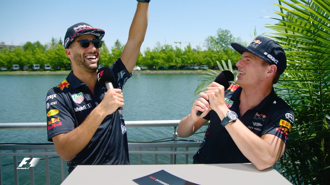 Red Bull's Max Verstappen And Daniel Ricciardo | F1 Grill The Grid