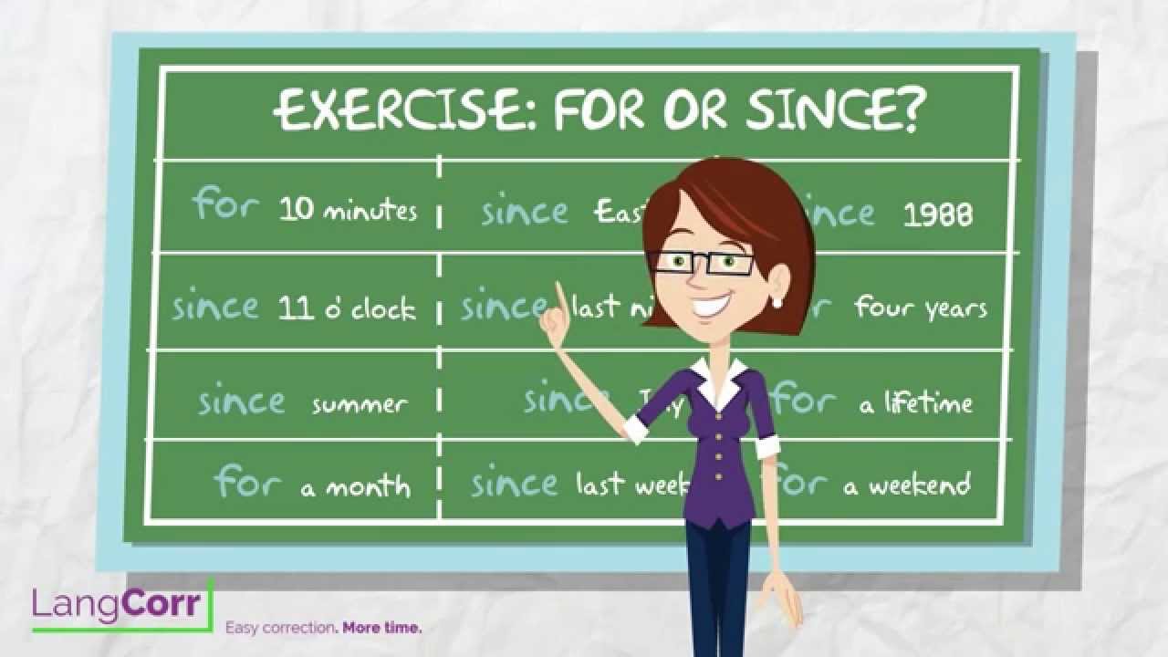 Prepositions 6: For/Since