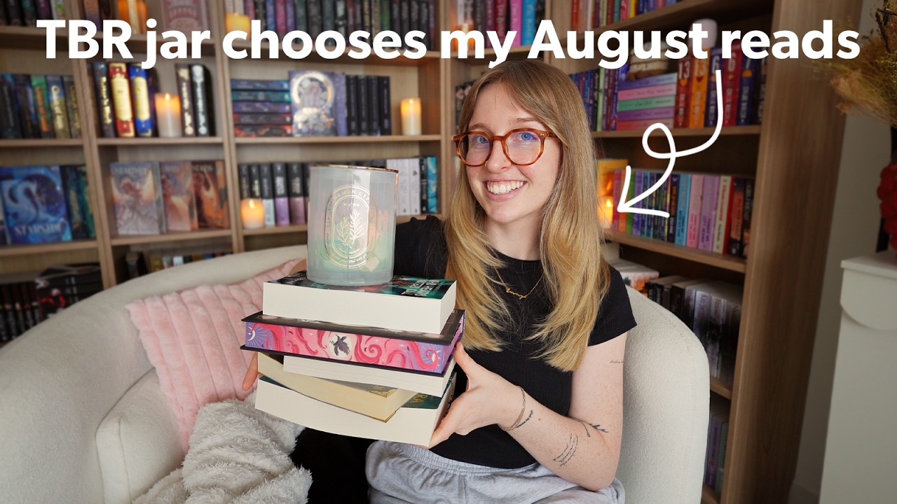 TBR prompt jar chooses my August reads! 🫙📚 August TBR