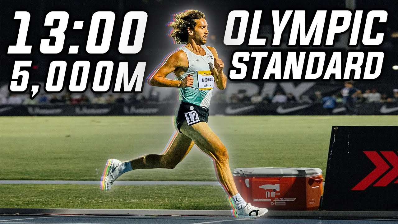 I ran 13:00 for 5km (Olympic Qualifying Time)