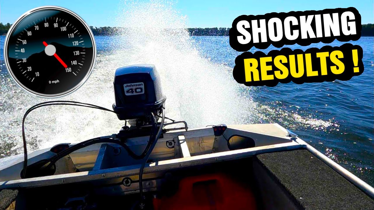 TOP SPEED 40 hp Johnson 16 FT Bass Tracker !!