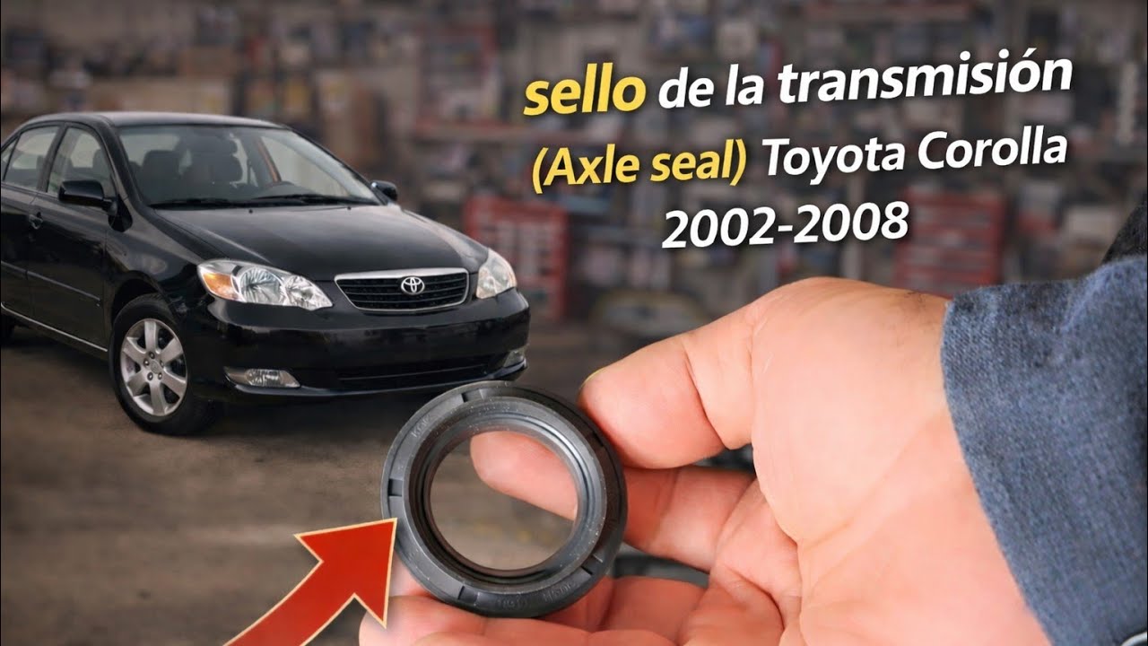 Cómo Cambiar el Sello de la Transmisión (Axle Seal) en Toyota Corolla 2002-2008