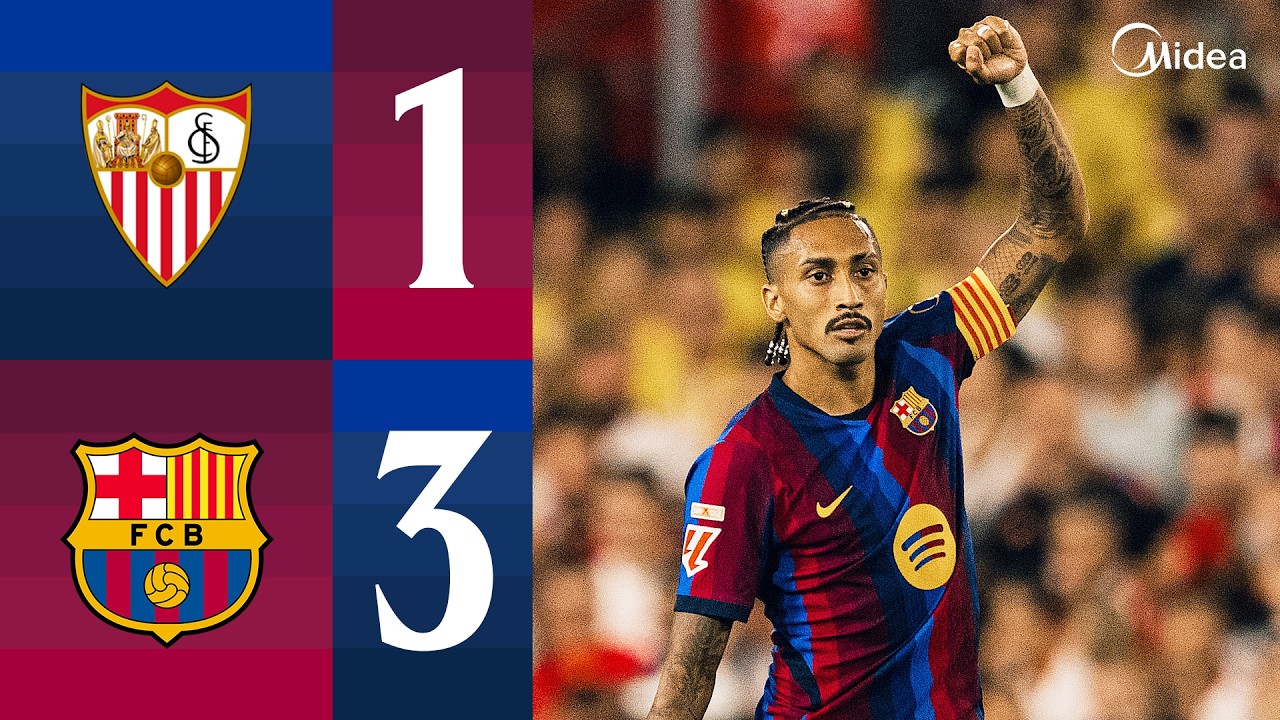 SEVILLA 1 vs 3 FC BARCELONA | LALIGA 2026/27 MD07 🔵🔴