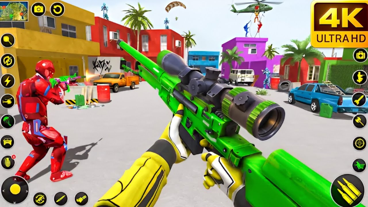 Pro Gameplay Robot Shooter FPS 😯| Level 31–35 Career Mode