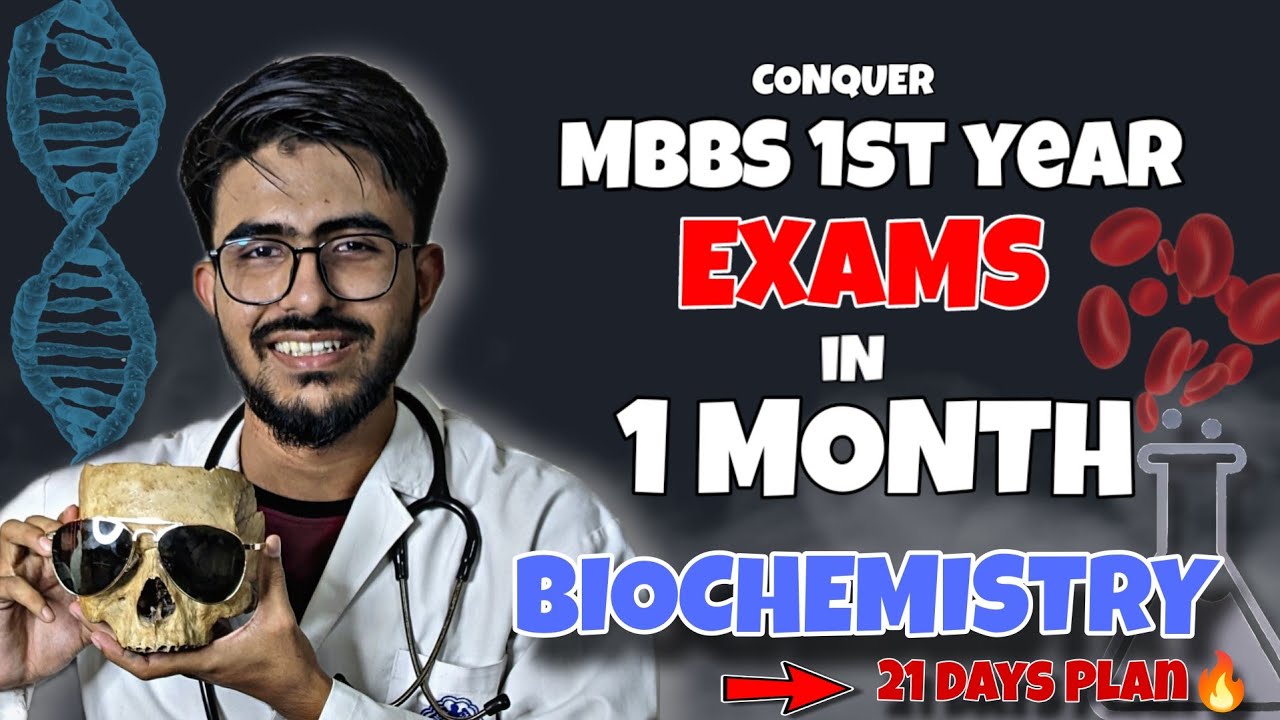 How to study BIOCHEMISTRY in one month🩺| 1st PROFF exams | MBBS | Dilshad Alam