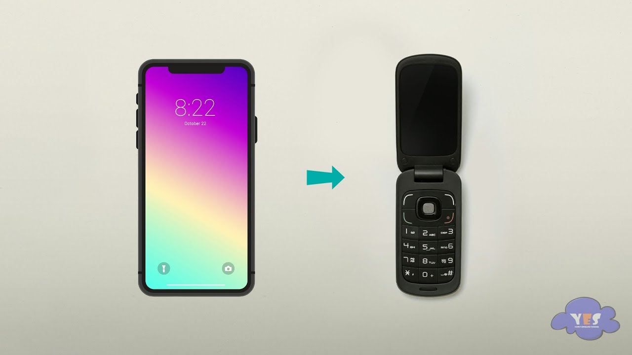 スマホからガラケーに変えたら人生が変わった【ネイティブ英語】