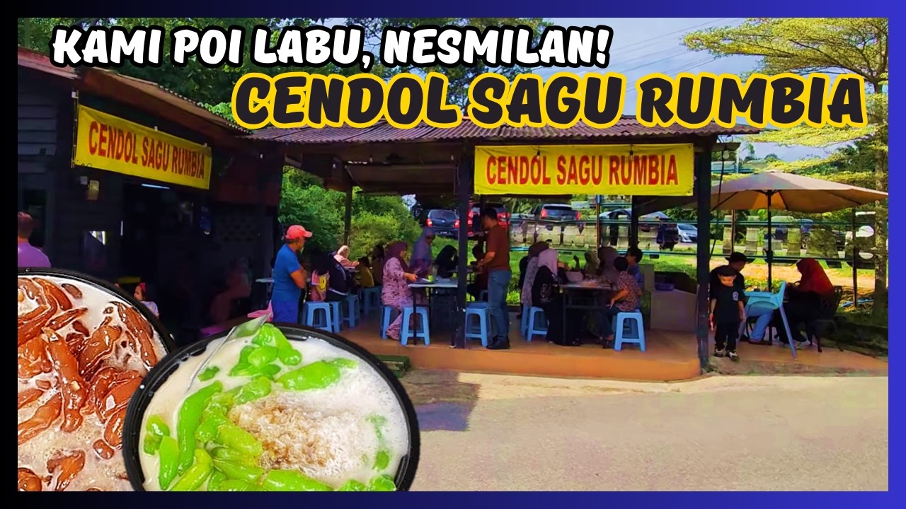 Pekene Cendol Sagu Rumbia di Labu, Nogori!