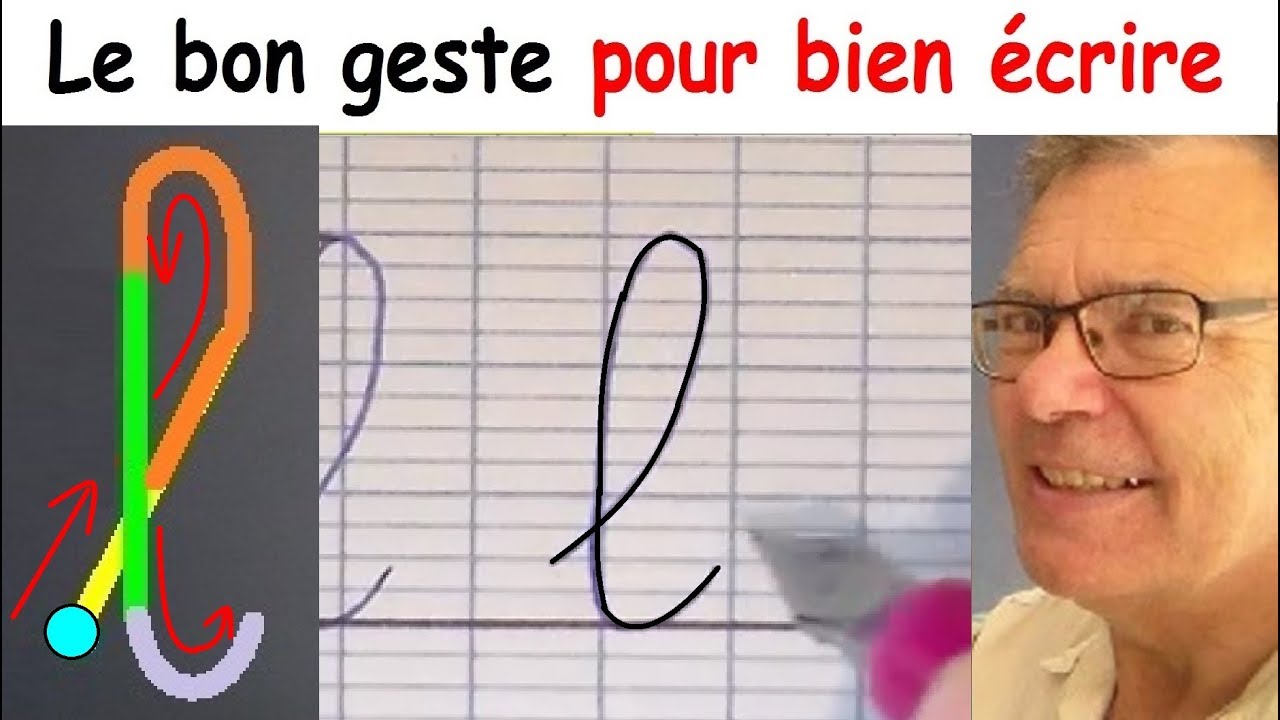 Ecriture française gs cp ce1 : Comment bien écrire la lettre l  # 12