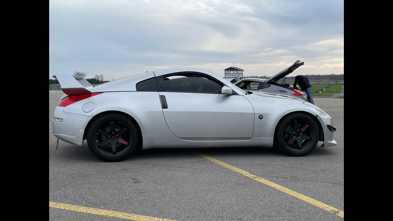 Lapping my FBO HR 350Z around Gingerman Raceway!
