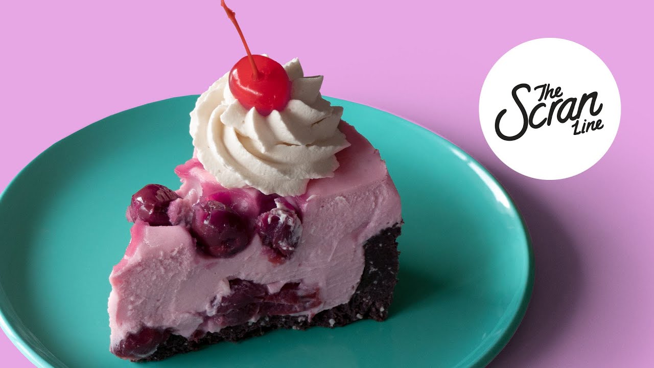 No-Bake Chocolate, Coconut And Cherry Cheesecake- The Scran Line