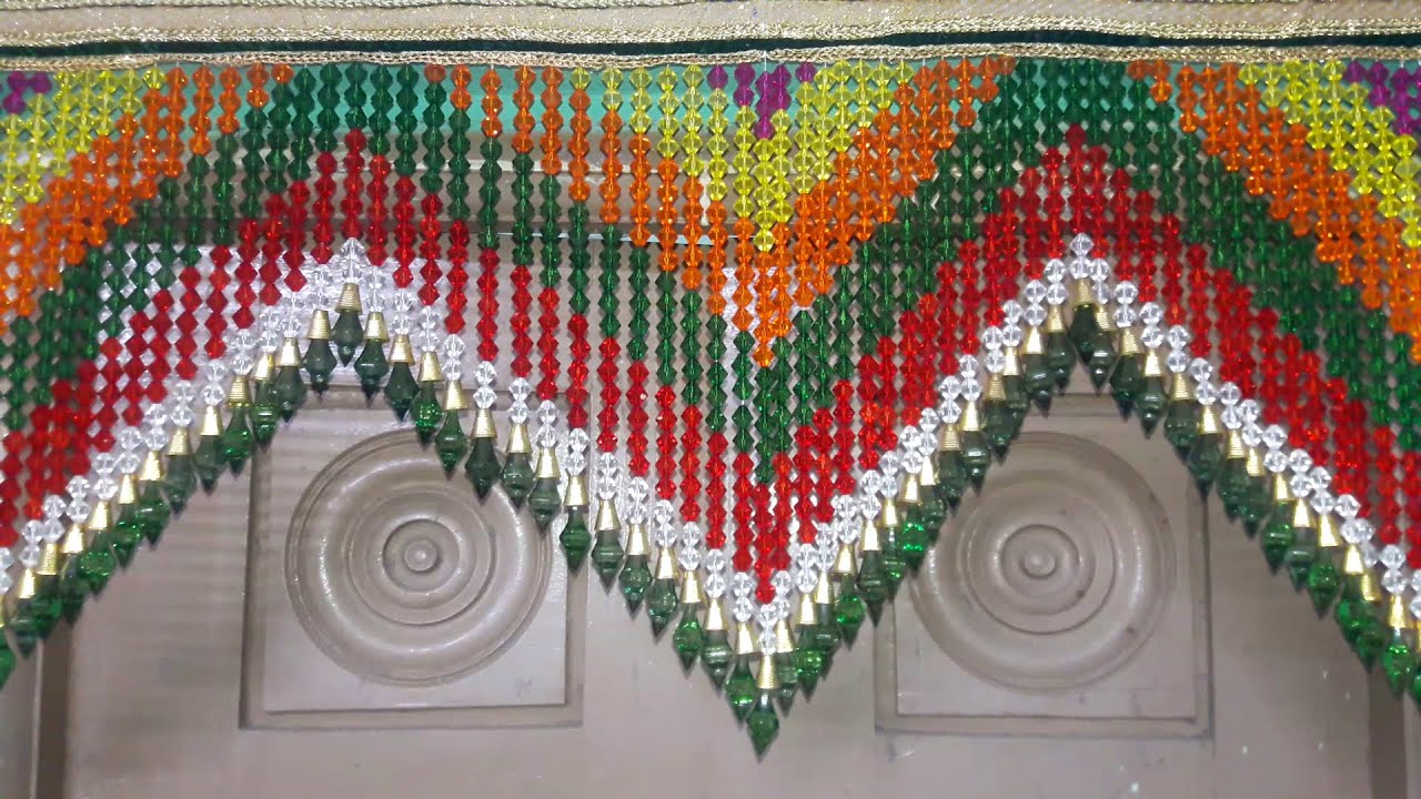 Crystal Toran | Home Decorating Ideas | Crystal Moti Toran New Design | Door Toran | ArtsandCrafts