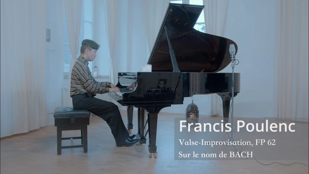 Francis Poulenc - Valse-Improvisation sur le nom de BACH, FP 62 / Sihoo Kim, Piano