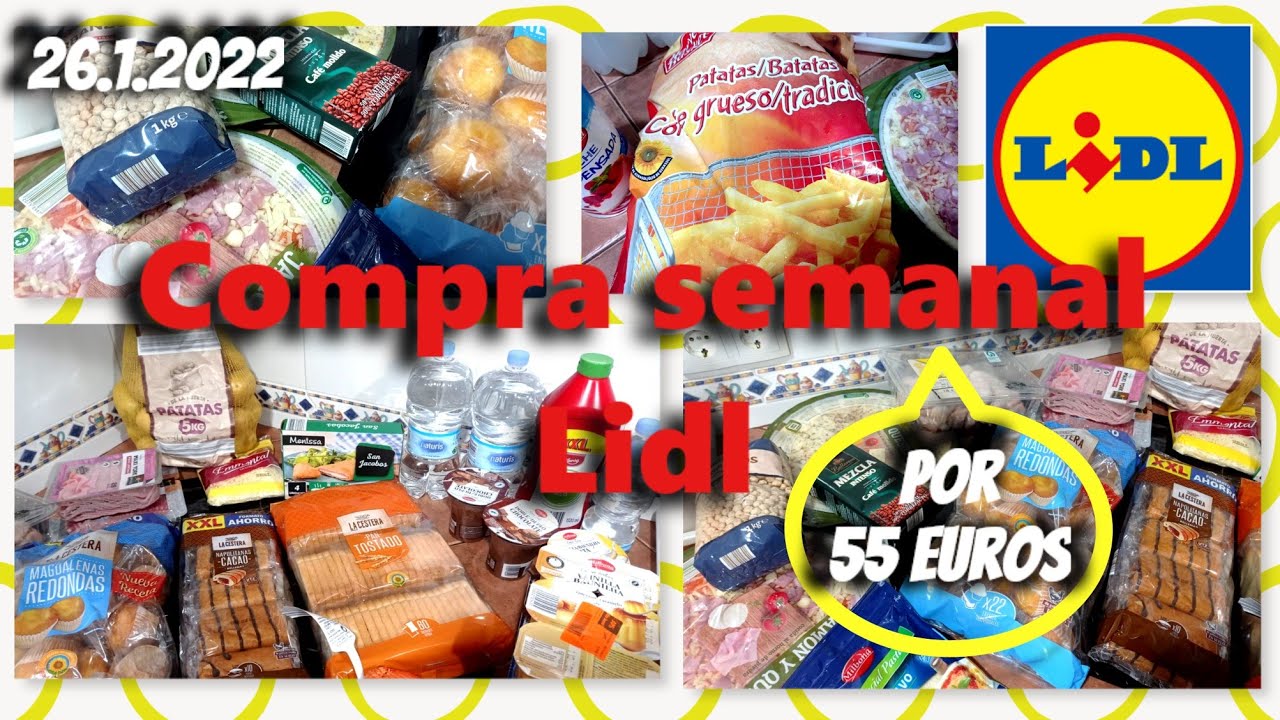 🛒COMPRA SEMANAL LIDL por 55 euros // Lidl con SUBIDAS ⬆️ de precio y MUCHAS OFERTAS Y DESCUENTOS ⬇️