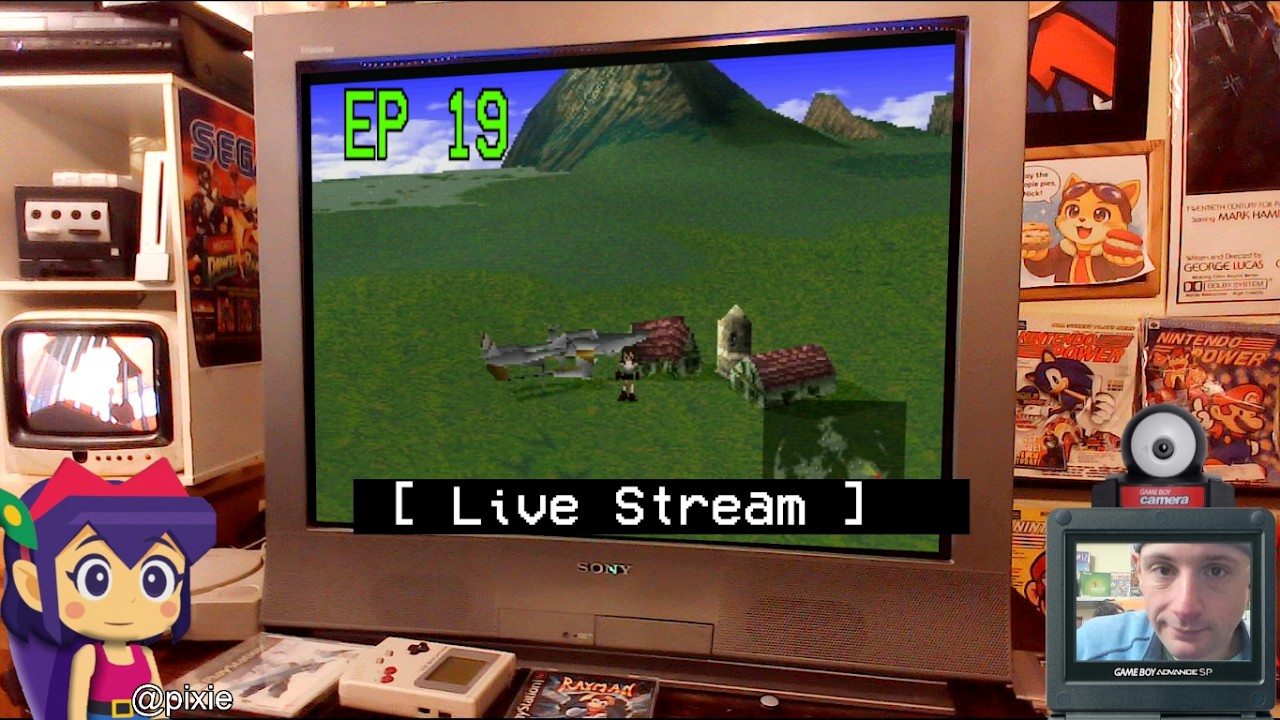 The 90s Live! Final Fantasy 7 Full Playthrough on PS1 - Part 19 (Disc2)