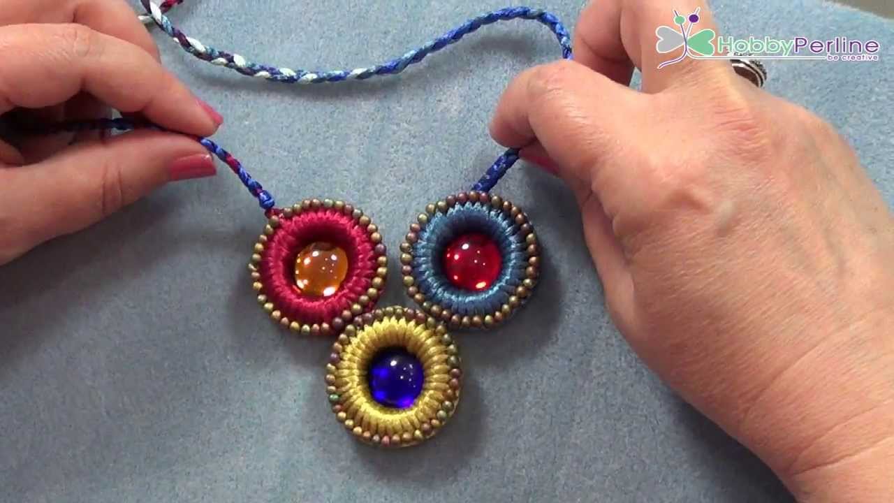 Collana Cerchi di Colore | Tutorial - HobbyPerline.com
