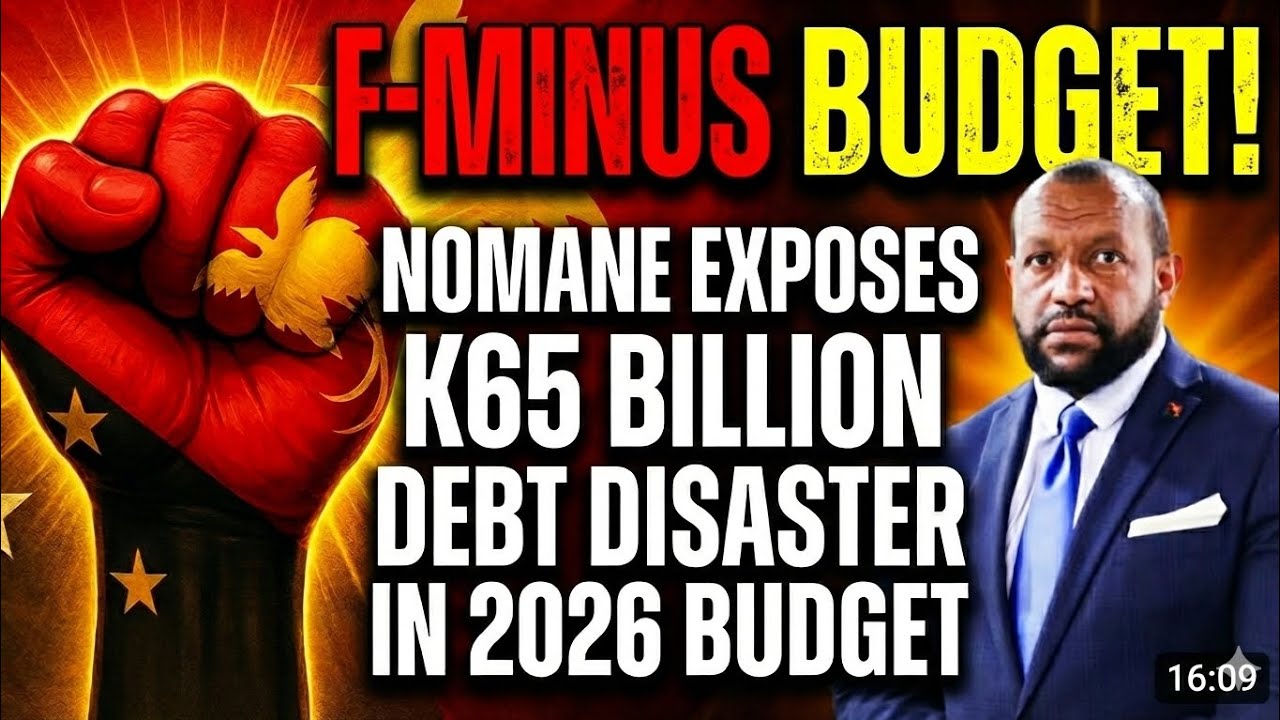 FAILED BUDGET: Nomane Slams 2026 Plan as Debt Chokes PNG Services #pngnews #politics #pacificnews 