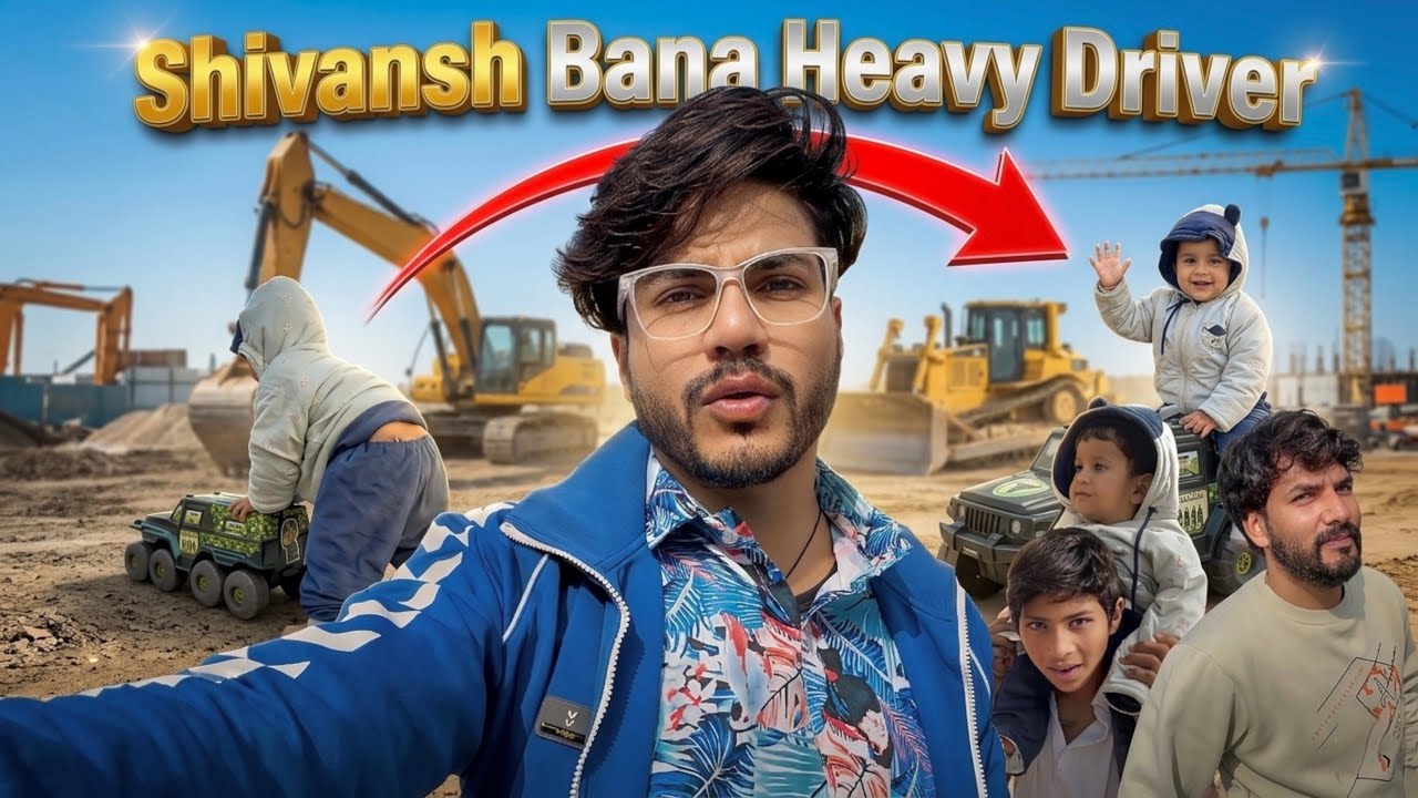 Shivans Bana Heavy Driver 😳खिलौने वाली कार रोड पर चलाने लगा 😂| FULL VIDEO 