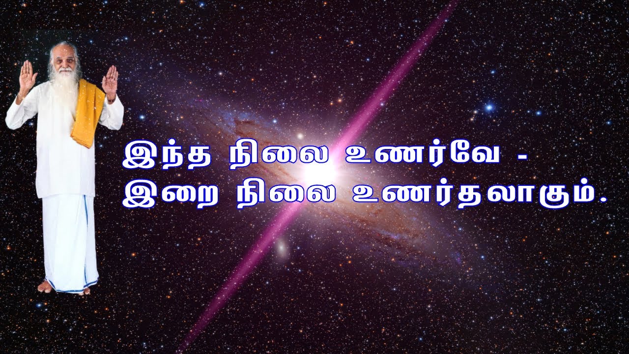 இந்த நிலையே இறை(வன்) நிலை - வேதாத்திரி மகரிஷி