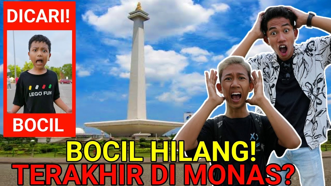 PERTAMA KALINYA KE MONAS GAK SADAR BOCIL H1LANG, TERAKHIR DIA PAKE TOPENG ONDEL2?! | Mikael TubeHD