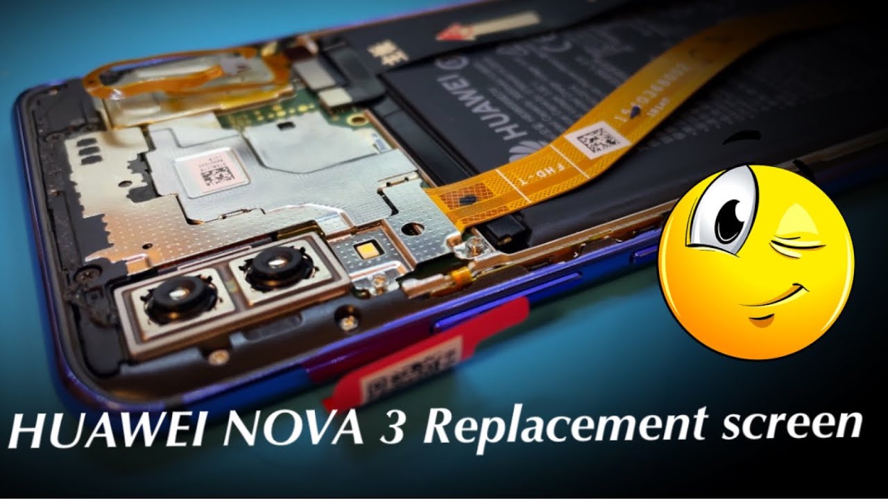 Замена дисплея Huawei nova 3 🛠