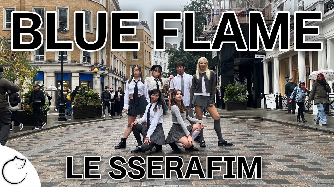 [KPOP IN PUBLIC | 4K] LE SSERAFIM (르세라핌) 'Blue Flame' Dance Cover | LONDON