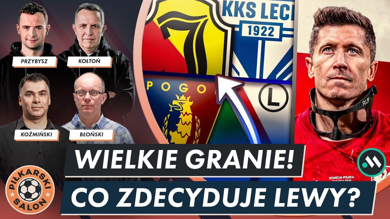 JAGIELLONIA - LECH, POGOŃ - LEGIA W HITACH! LEWANDOWSKI: JAKA PRZYSZŁOŚĆ?