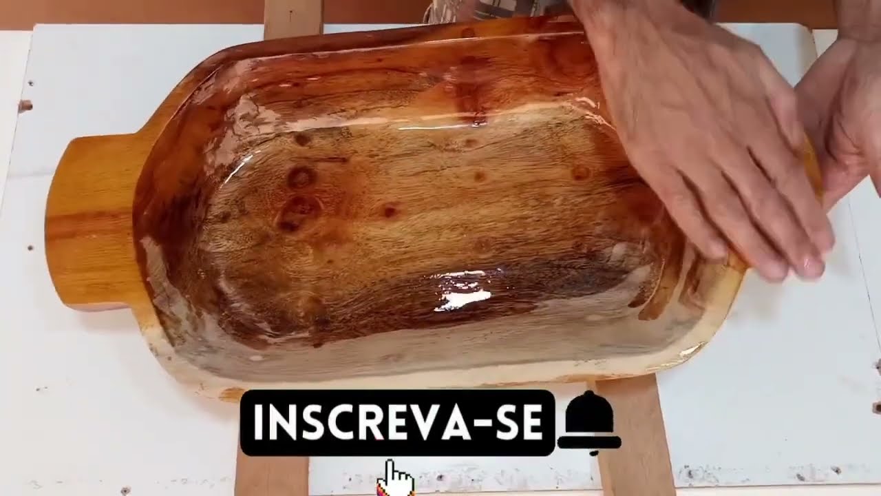 Como fazer gamela de madeira bem facim