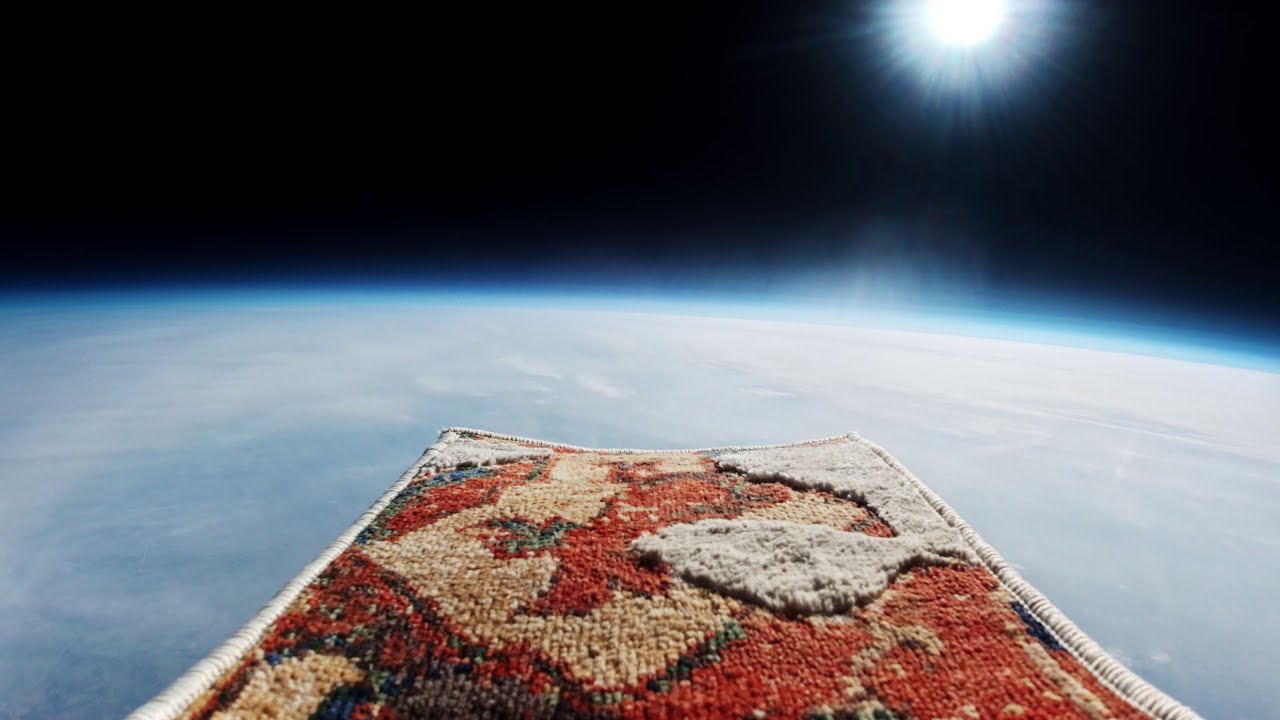 Dragon Carpet Launched Into Space! | Museum for Islamic Art x Sent Into Space