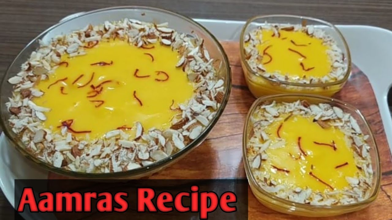 Aamras recipe | Homemade Aamras recipe | How to make Aamras at home | @Tastyfood320