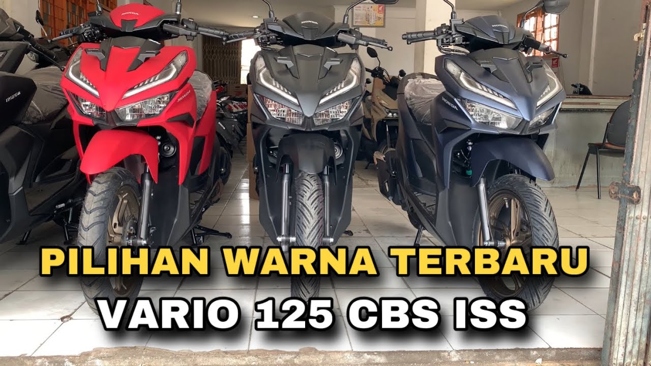 Pilihan Warna Honda VARIO 125 Terbaru 2025 CBS ISS SP Tipe Paling Diburu