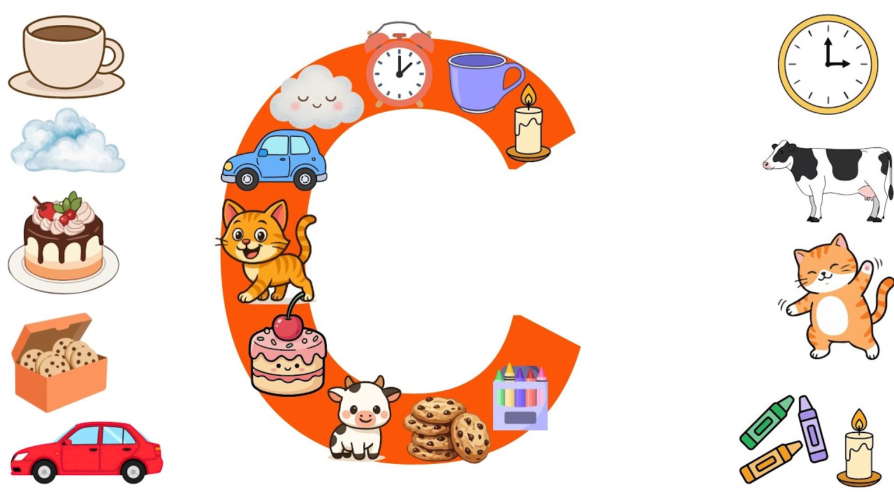 C is for Cat   Kids learning song