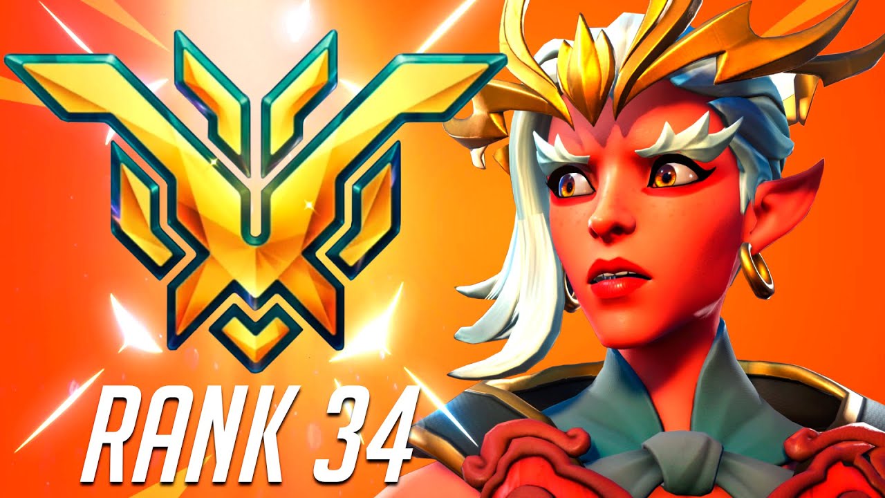 GALE RANK 34 ASHE GAMEPLAY - OVERWATCH 2 TOP 500 SEASON 8