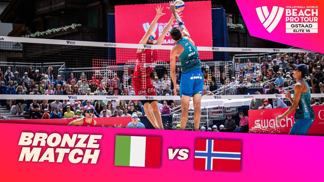 Cottafava/Nicolai vs. Mol, A./Sørum, C. - Bronze Match Highlights | Gstaad 2024 #BeachProTour