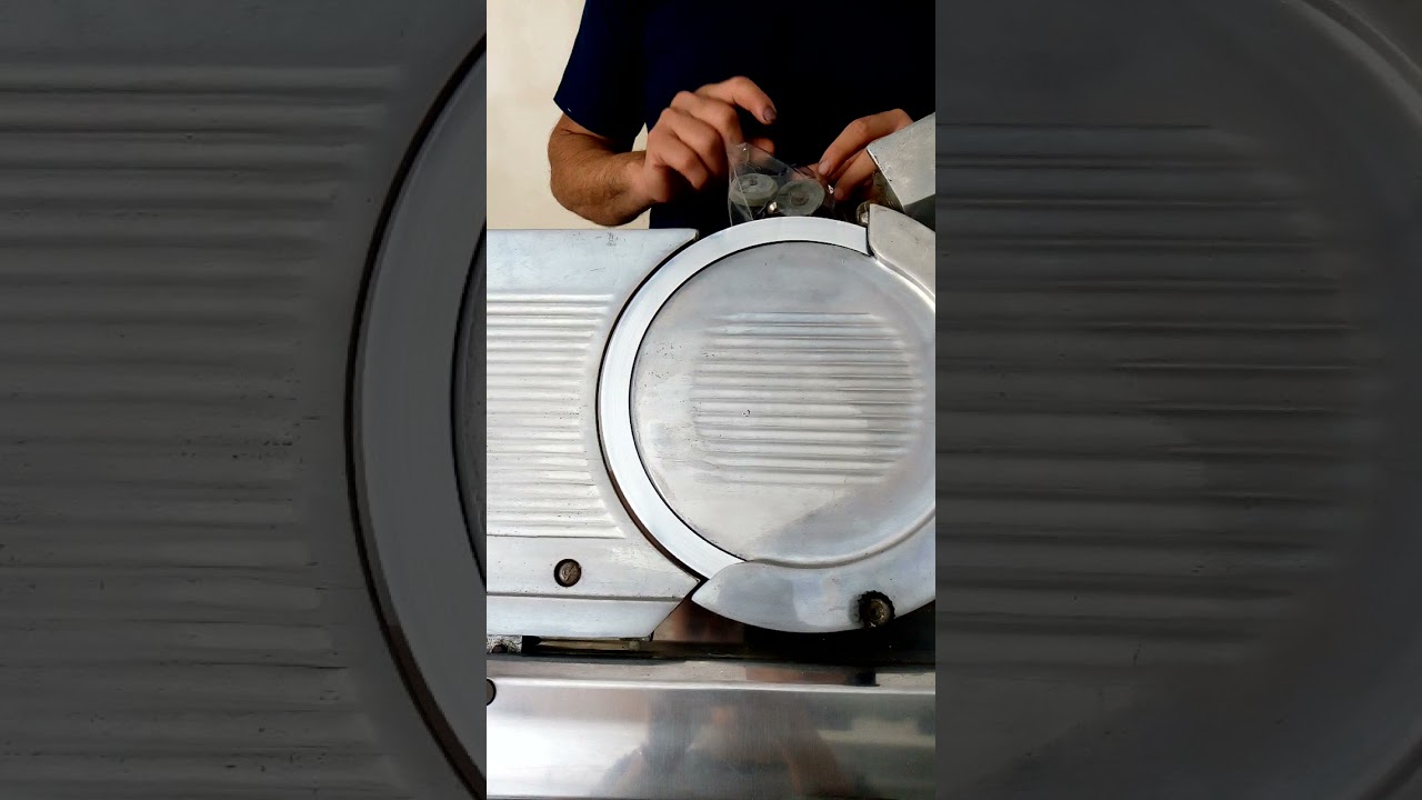 Como afilar cuchilla de cortadora de fiambre