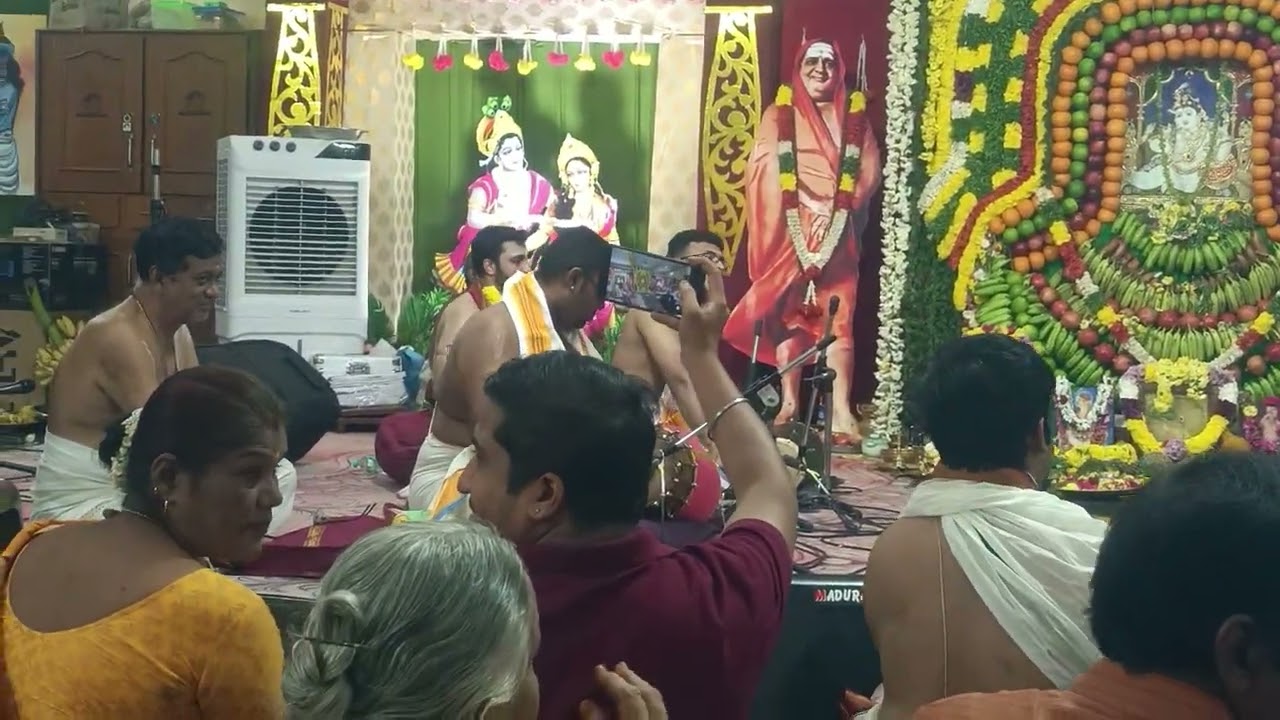 ராதா கல்யாணபஜனை  தொடர்ச்சி ஆலங்குடி நங்கநல்லூர் ஶ்ரீ ராம் சுந்தர் பாகவதர் கோஷ்டி