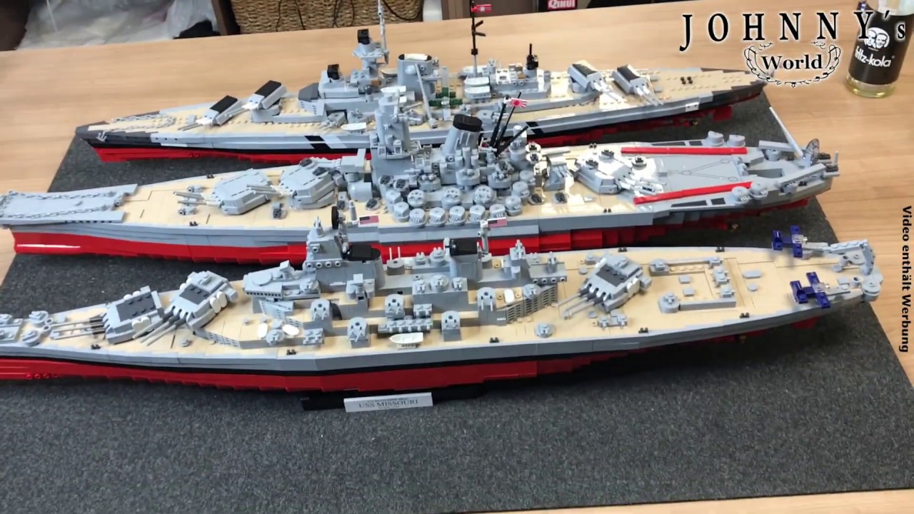Teil 2 - Cobi 3084 USS Missouri (BB-63)World of Warships Aufbau + Fazit