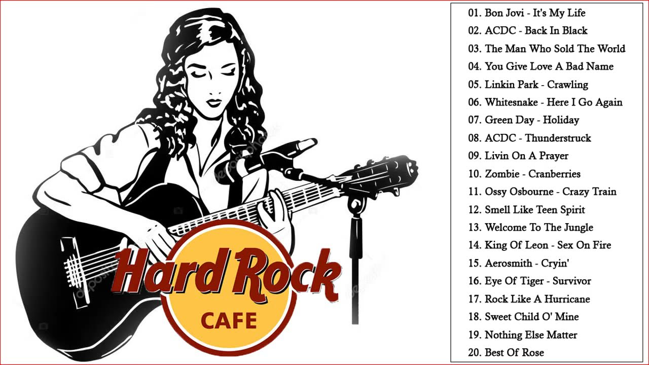Hard Rock Cafe 70's 80's 90's | Best Hard Rock Songs Relax