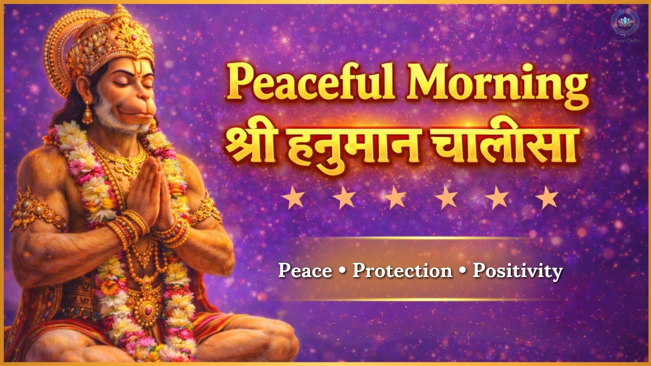 श्री हनुमान चालीसा | Powerful Hanuman Chalisa Lyrics | Divine Protection Mantra