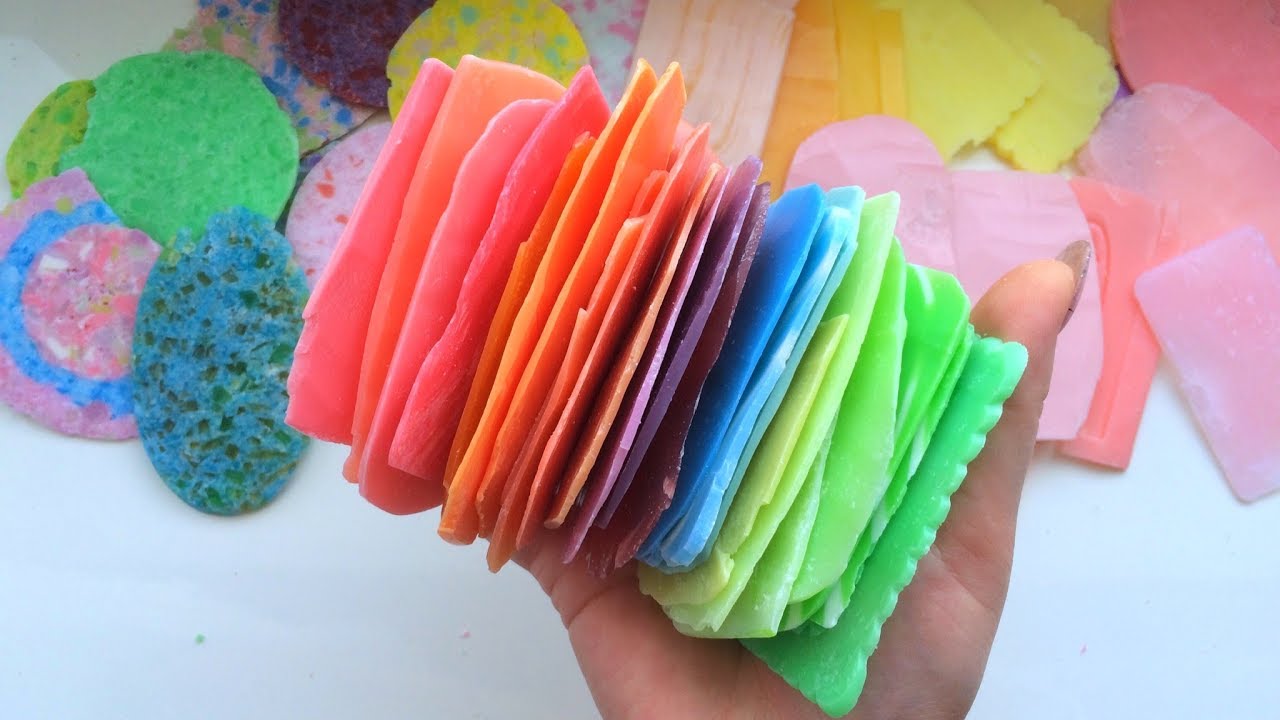 ASMR SOAP CRUNCH / relaxing sounds / хруст мыльных пластинок / АСМР МЫЛО