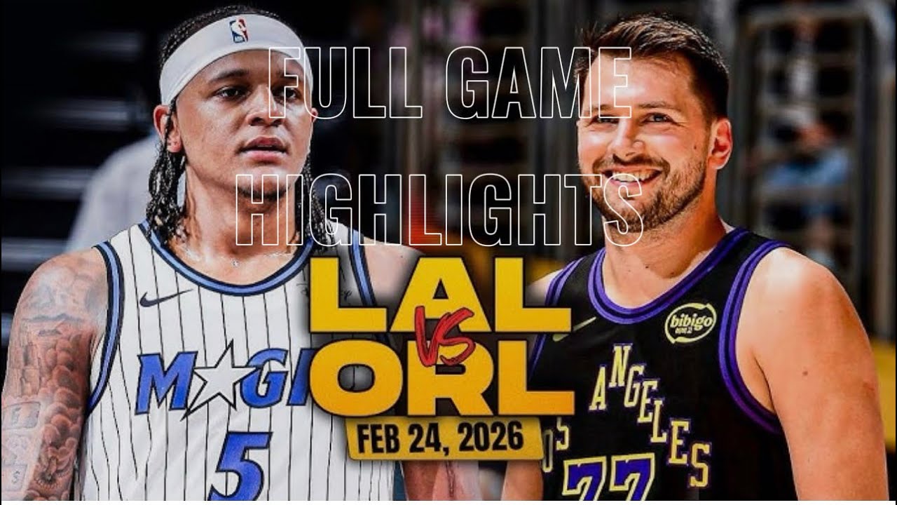 Orlando Magic Vs. L.A.Lakers Full Game Highlights (February 24, 2026) Game Went Down To The Wire 