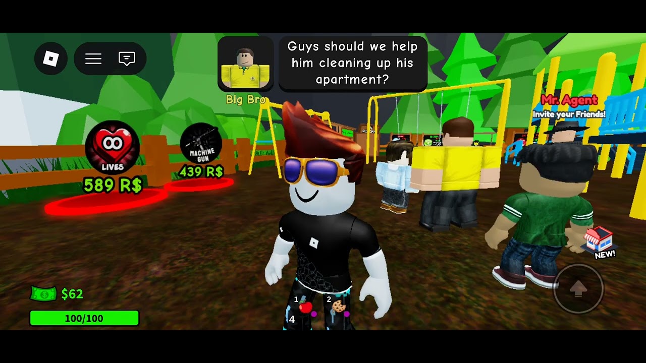 I play The kidnapper story with my subscriber sharvesh on roblox# 🤗🤗🤗💙💙💙