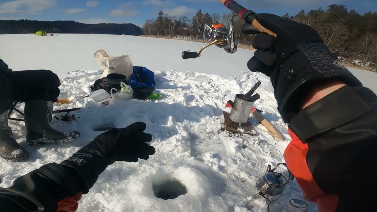 チミケップ湖で氷上ワカサギ釣り！ 2024/2/11