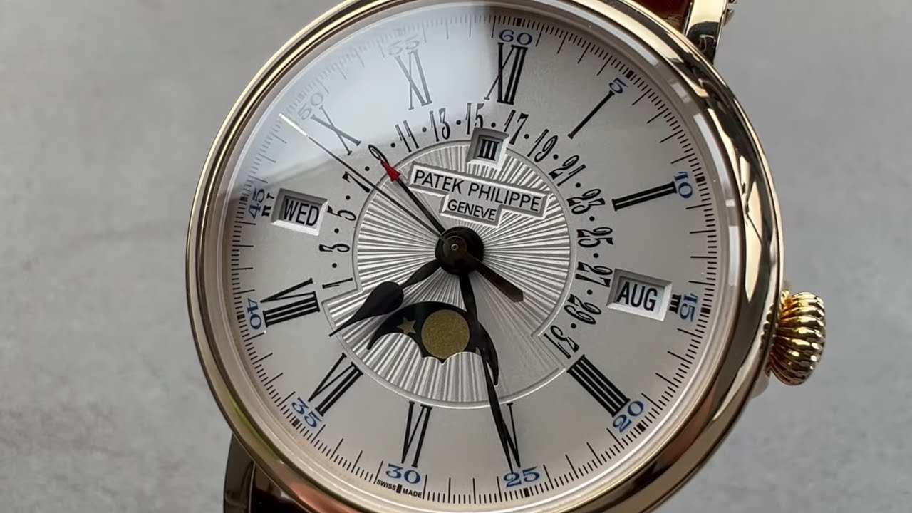 Patek Philippe 5159J Perpetual Calendar Officer's Watch 5159J-001 - Hands-On Review & Features