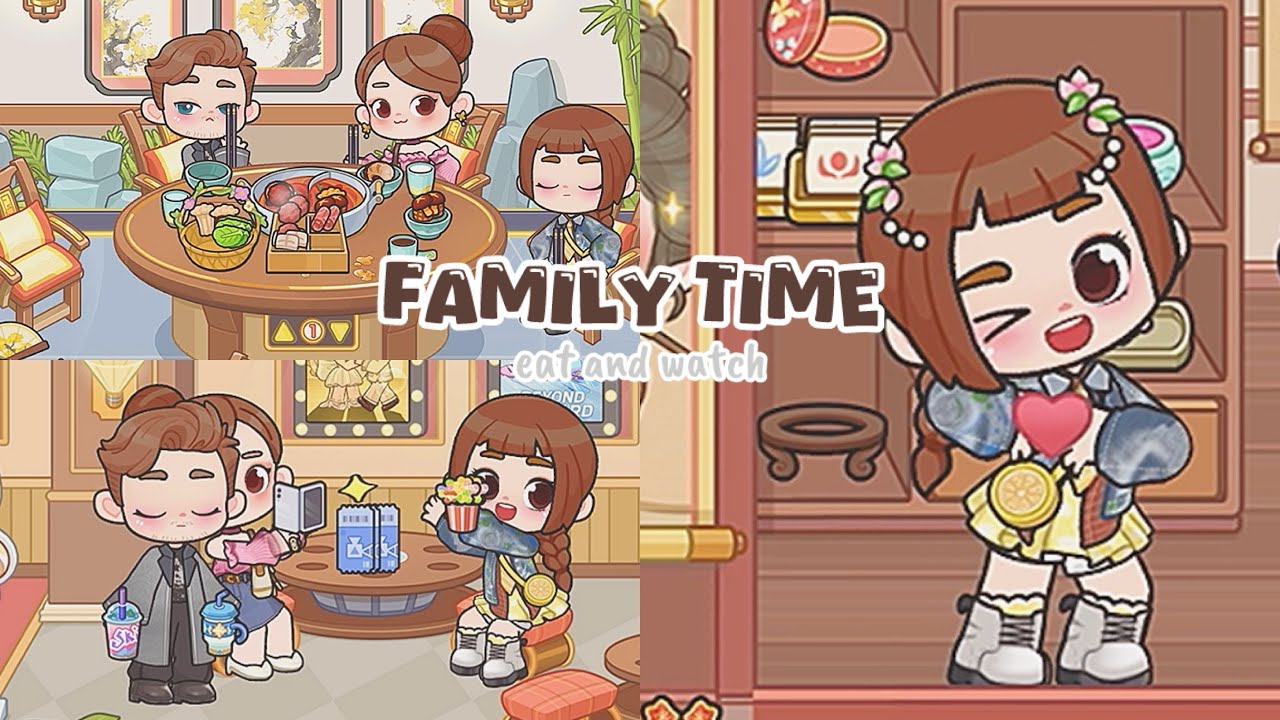 family time ❣️| eat and watch | Gameworld 