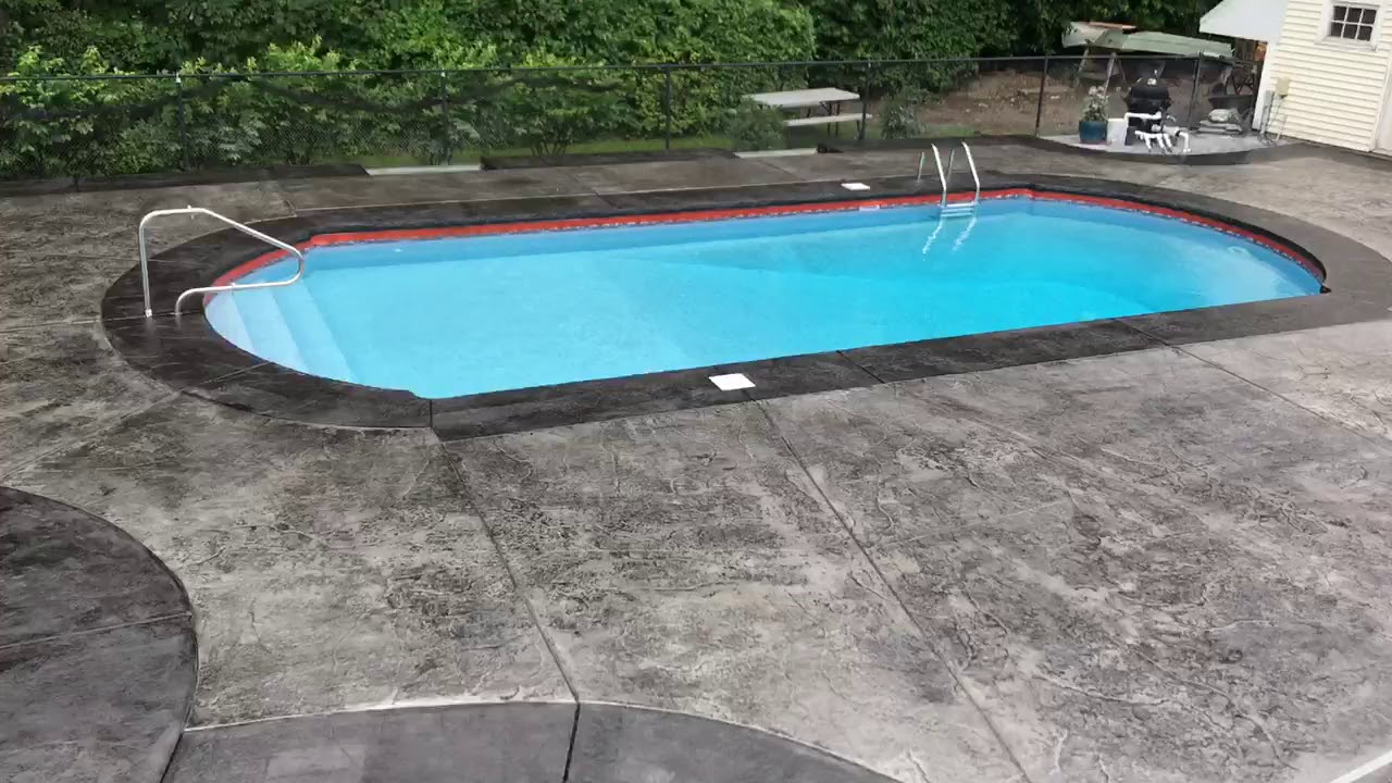 Stamped Concrete Pool Deck Massachusetts - A-1 Concrete Inc
