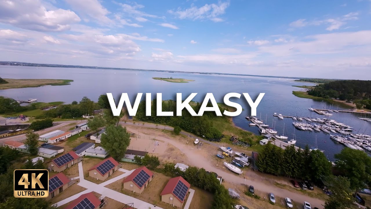 Wilkasy nad Jeziorem Niegocin | Mazurskie krajobrazy | Dji Avata | Lece w miasto [4k]