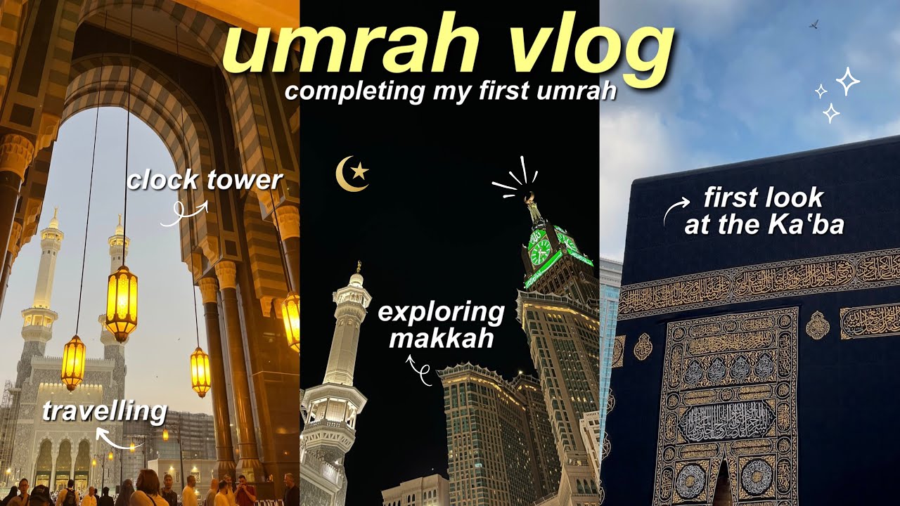 umrah vlog | travelling to saudi arabia, completing my first umrah, exploring makkah ✨